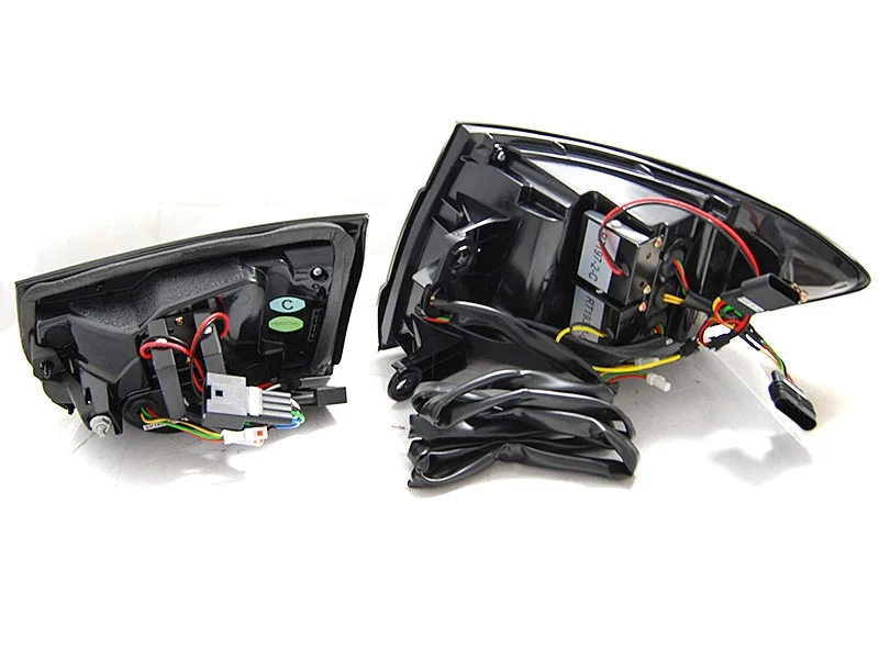 Baklykter BMW 3-Serie F30 (2011–2018) LED Bar Sekvensiell Rød Tonet - LDBMJ9