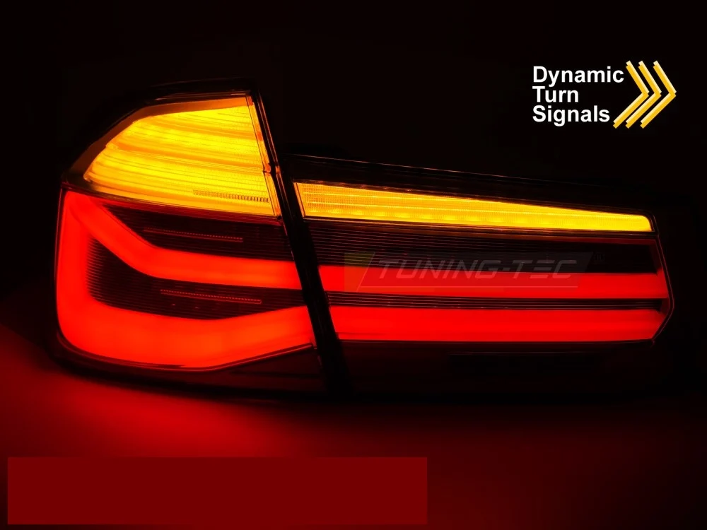 Baklykter BMW 3-Serie F30 (2011–2018) LED Bar Sekvensiell Tonet - LDBMK8
