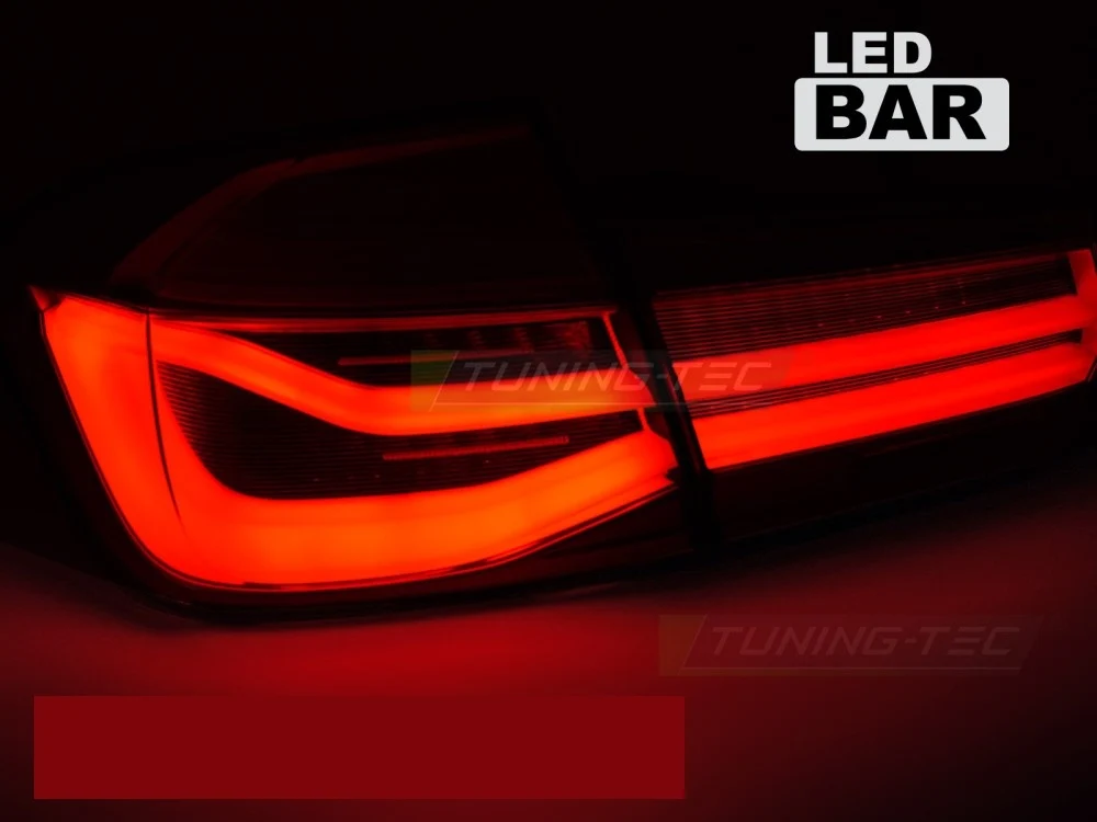Baklykter BMW 3-Serie F30 (2011–2018) LED Bar Sekvensielle Røde - LDBMK7