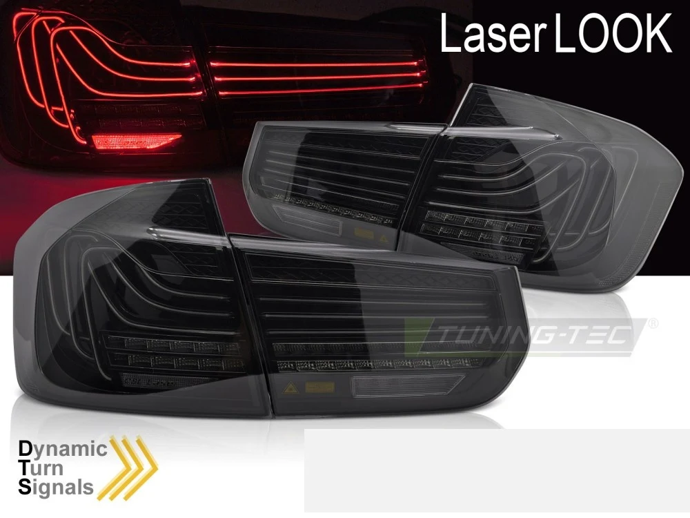 Baklykter BMW 3-Serie F30 (2011–2018) LED Tonet Sekvensiell - LDBMM6