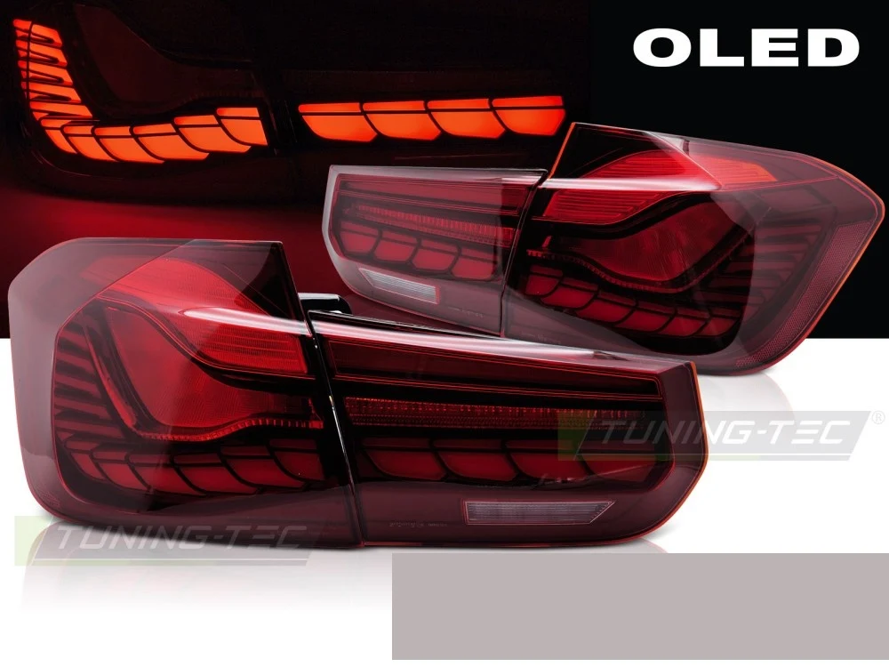Baklykter BMW 3-Serie F30 (2011–2018) OLED Rød - LDBMK9