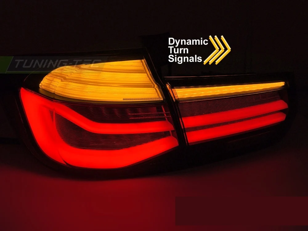 Baklykter BMW 3 Serie (F30/F31) 11-18 LED Bar Sekvensiell Tonet