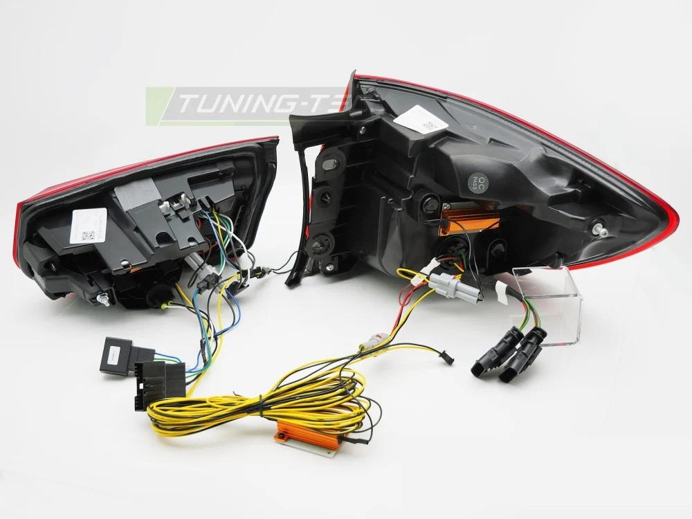 Baklykter BMW 3 Serie F31 11-18 LED Bar Sekvensielle Røde