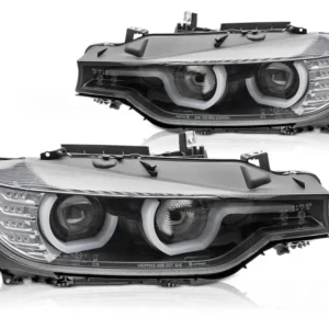 Frontlykter BMW 3-Serie F30/F31 (2011–2015) U-Type HID Svart - LPBML8