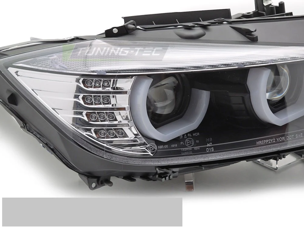 Frontlykter BMW 3-Serie F30/F31 (2011–2015) U-Type HID Svart - LPBML8