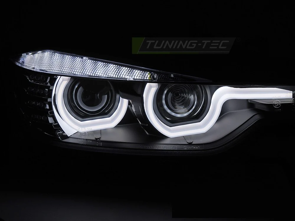 Frontlykter BMW 3-Serie F30/F31 (2011–2015) U-Type HID Svart - LPBML8