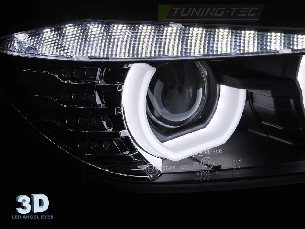 Frontlykter BMW 3-Serie F30/F31 (2011–2015) U-Type HID Svart - LPBML8