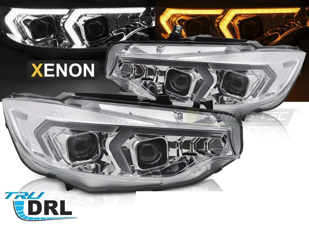 Frontlykter BMW 4-serie F32/F33 2013–2017 Xenon Krom - LPBMR3