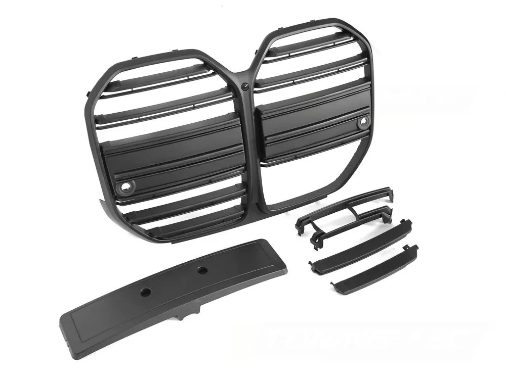 Grill BMW 4-serie G26 Gran Coupé 2021– Matt Svart - GRBMS0