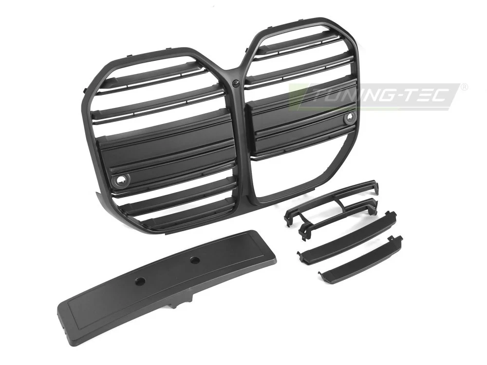 Grill BMW 4-serie G26 Gran Coupé 2021– Matt Svart - GRBMS0