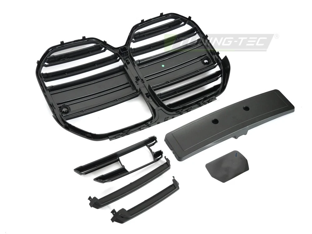 Grill BMW 4-serie G26 Gran Coupé 2021– Matt Svart - GRBMS0