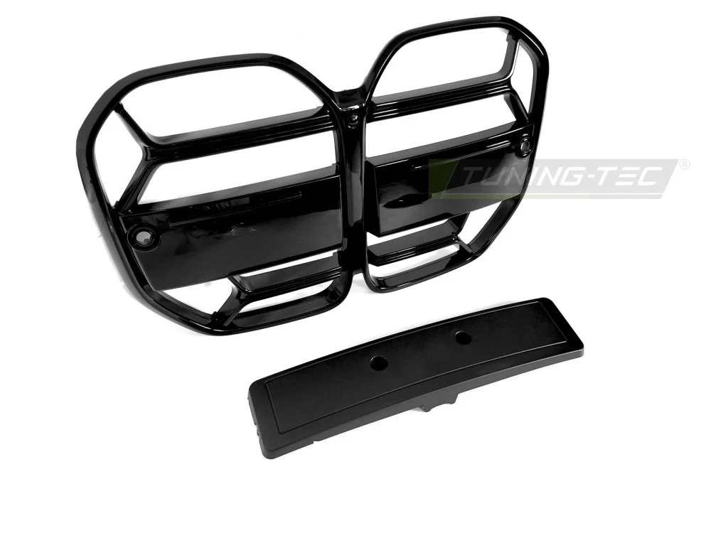 Grill BMW 4 Serie G22/G23 20- Sport Style - Blank Svart
