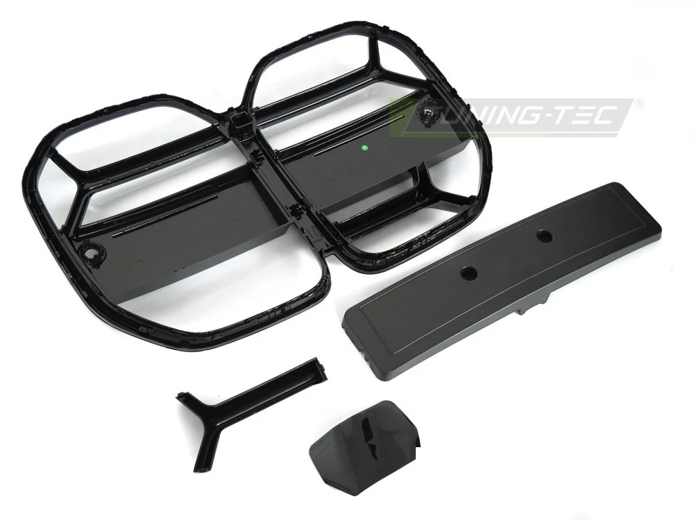 Grill BMW 4 Serie G22/G23 20- Sport Style - Blank Svart