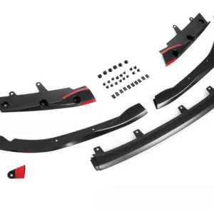 Spoiler BMW 4-Serie G22/G23 20- Front Performance Style Svart