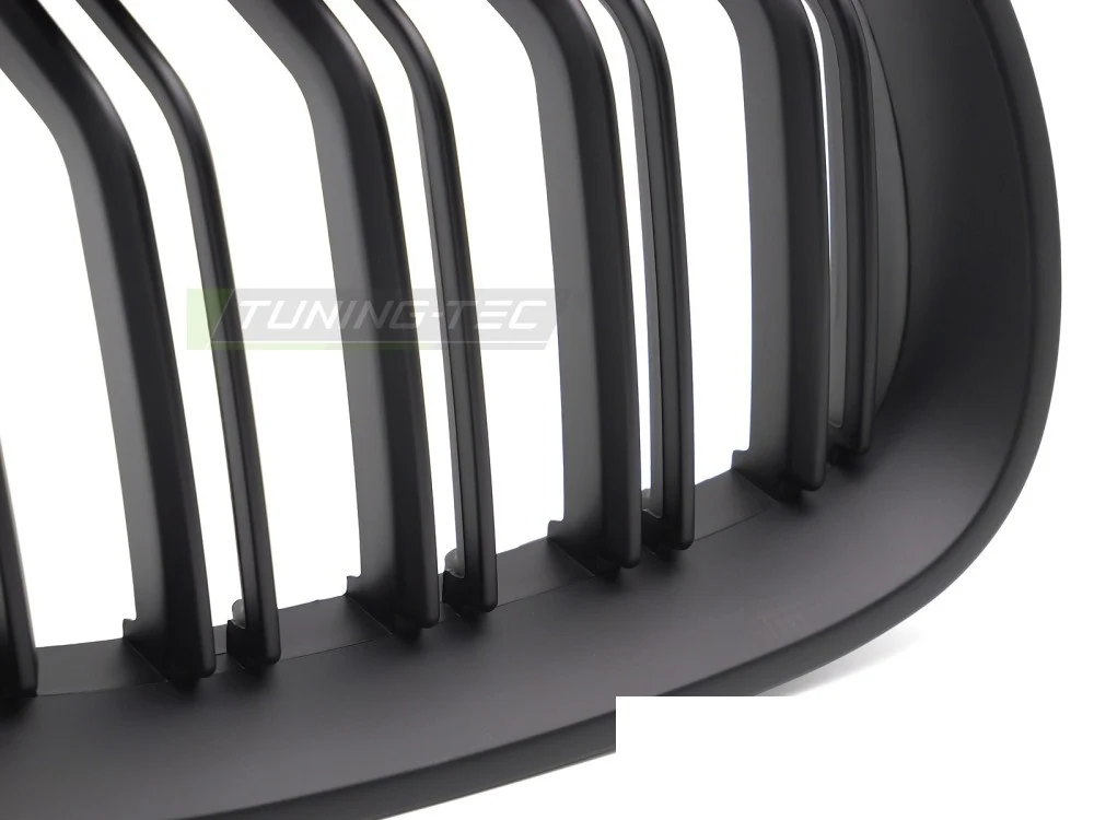 Grill BMW 5 Serie E60/E61 03-10 - Matt Svart Double Bar Sport