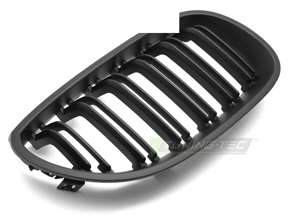 Grill BMW 5 Serie E60/E61 03-10 - Matt Svart Double Bar Sport