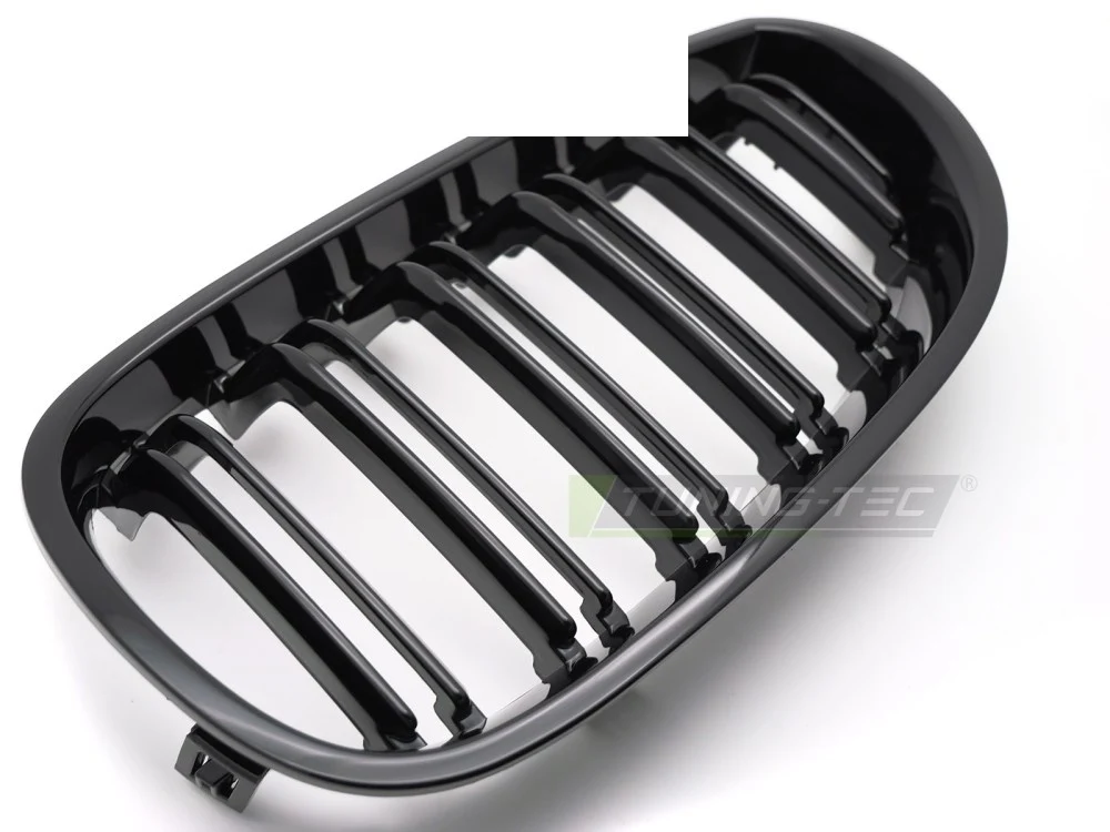 Grill BMW 5 Serie E60/E61 03-10 - Sport Double Bar Glossy Black