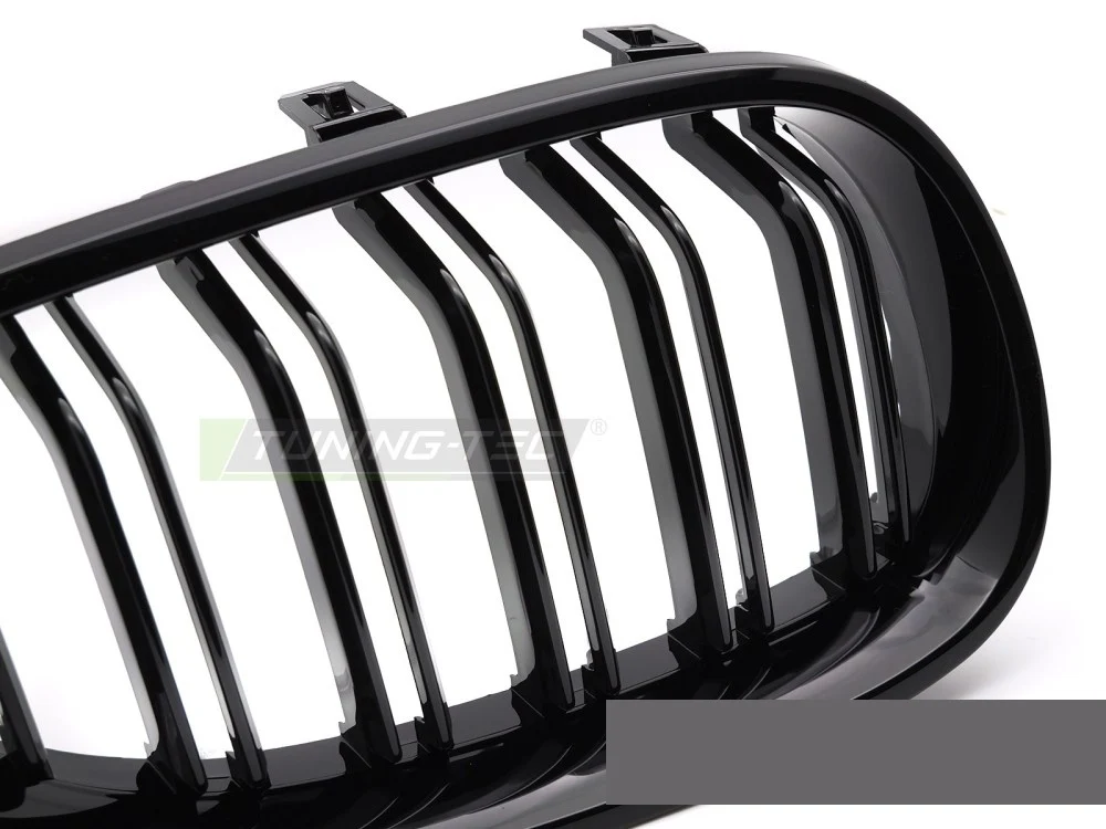 Grill BMW 5 Serie E60/E61 03-10 - Sport Double Bar Glossy Black