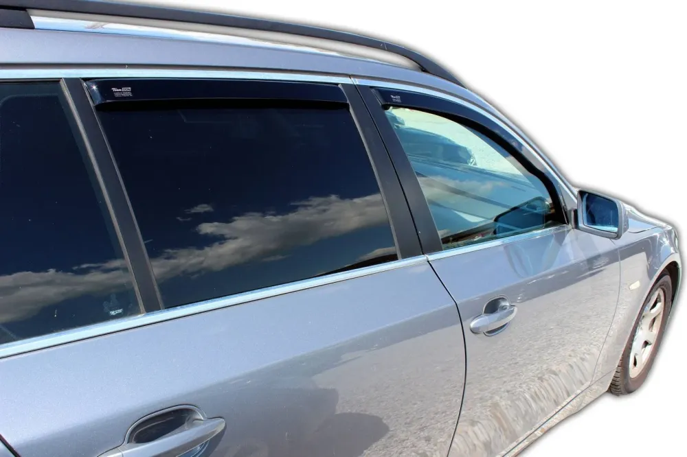 Vindavviser Bmw 5-serie (E61) Touring / sett 4 stk. (2004-2010) – PMMA Plexiglass | Heko