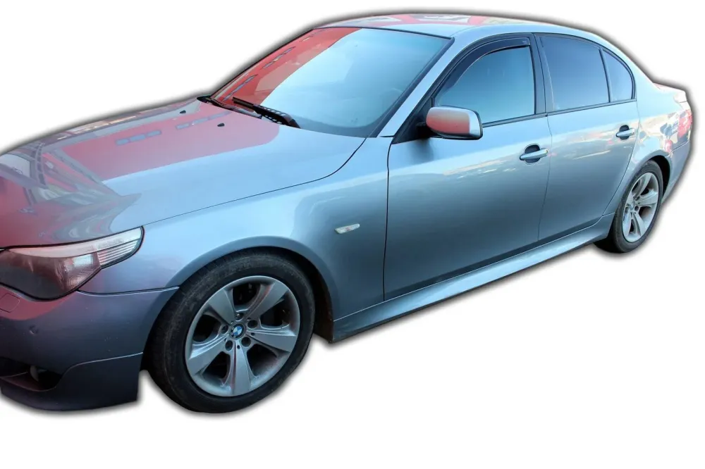 Vindavviser Bmw 5 (E60) Sedan / sett 4 stk. (2003-2010) – PMMA Plexi | Heko