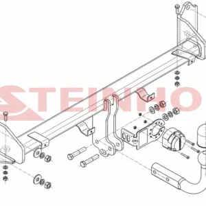 Tilhengerfeste Bmw 5 Gran Turismo (F07) (2009-2017) – fastmontert | Steinhof