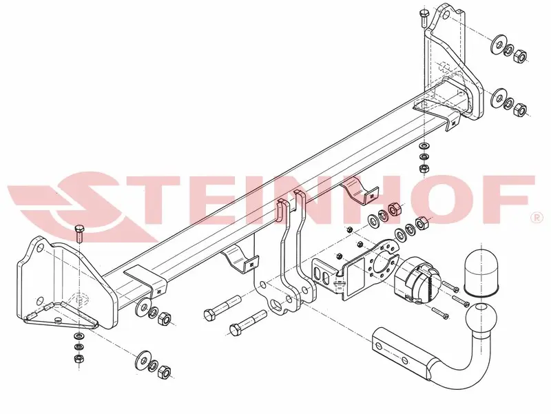 Tilhengerfeste Bmw 5 Gran Turismo (F07) (2009-2017) – fastmontert | Steinhof