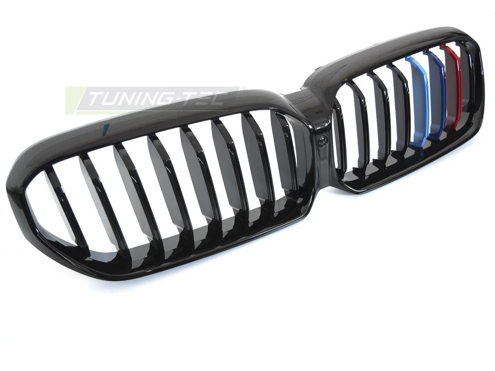 Grill BMW 5 Serie G30/G31 LCI 20-23 - Svart Tri-Colour