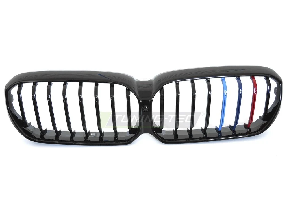 Grill BMW 5 Serie G30/G31 LCI 20-23 - Svart Tri-Colour