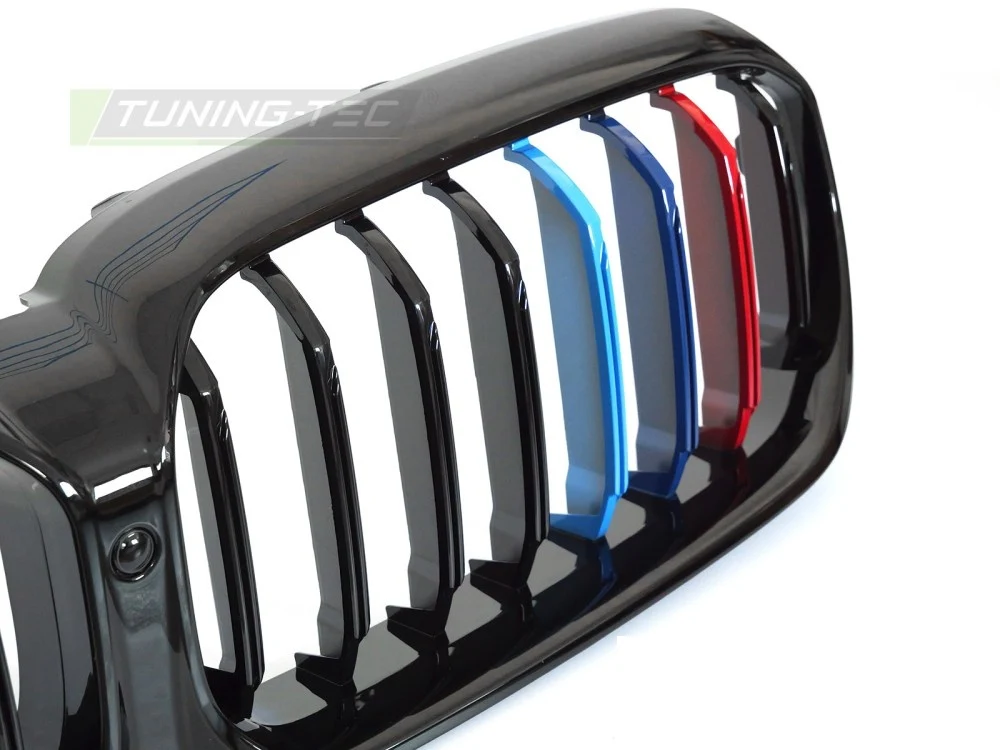 Grill BMW 5 Serie G30/G31 LCI 20-23 - Svart Tri-Colour