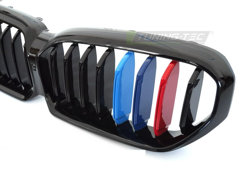 Grill BMW 5 Serie G30/G31 LCI 20-23 - Svart Tri-Colour