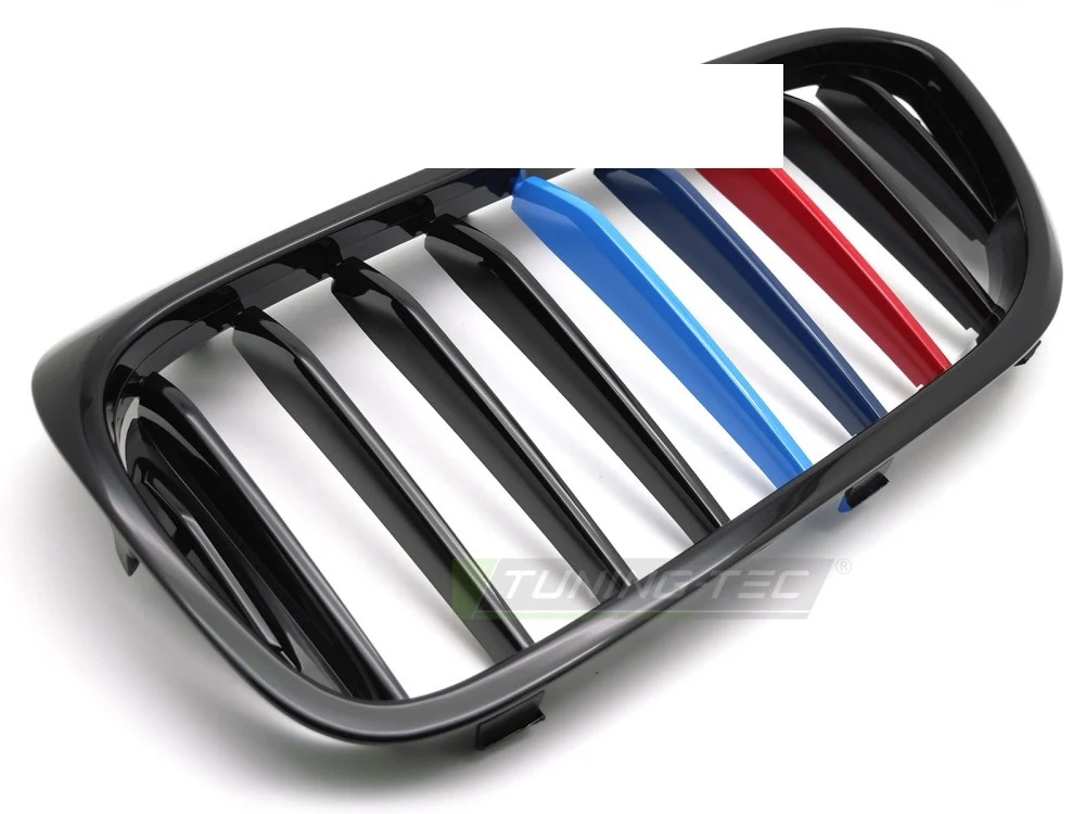 Grill BMW 5 Serie (G30/G31/F90) 17-23 - Blank Svart Tri-Colour
