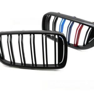 Grill BMW 6-Serie G32 (2017–2020) Sport Double Bar Glossy Svart Tri-Color - GRBMT3