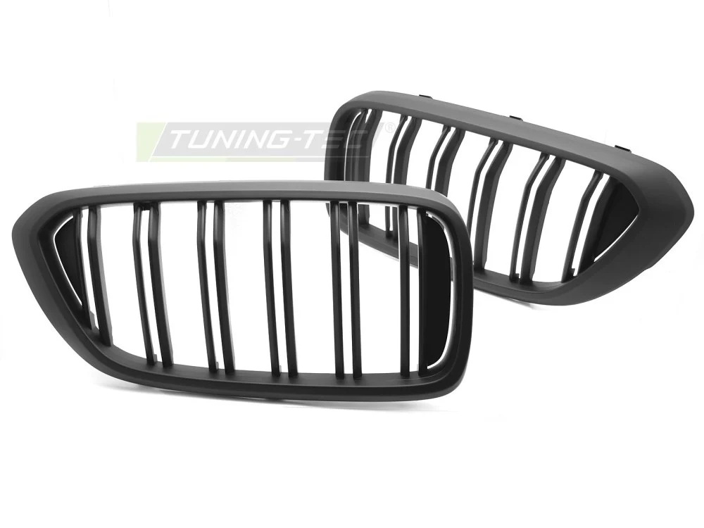 Grill BMW 6-Serie G32 (2017–2020) Sport Matt Svart Dobbel Bar - GRBMT2
