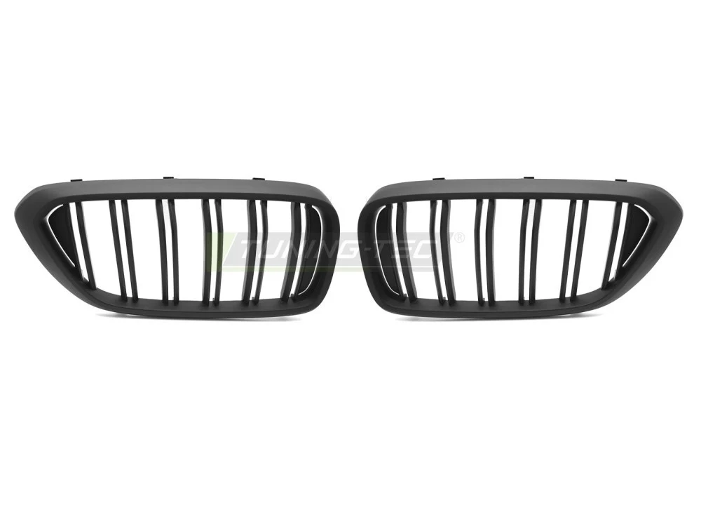 Grill BMW 6-Serie G32 (2017–2020) Sport Matt Svart Dobbel Bar - GRBMT2