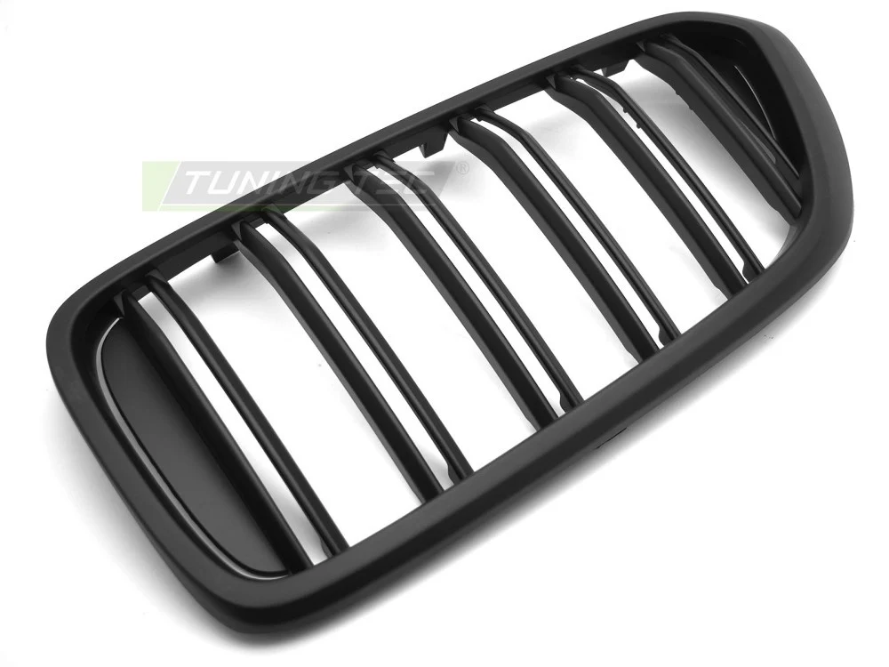 Grill BMW 6-Serie G32 (2017–2020) Sport Matt Svart Dobbel Bar - GRBMT2
