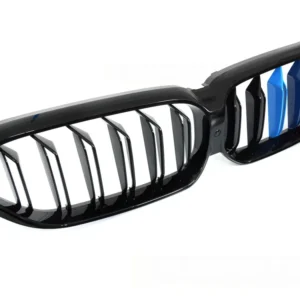 Grill BMW 6-Serie G32 LCI (2020–2023) Sport Glossy Svart Tri-Colour Double Bar - GRBMT6