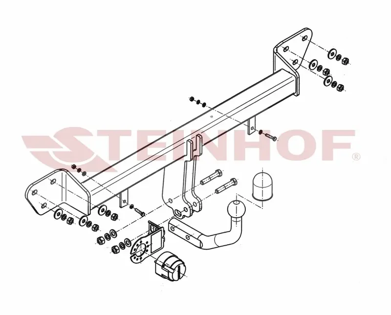 Tilhengerfeste Bmw 7 (E65 / E66) (2001-2008) – fastmontert | Steinhof