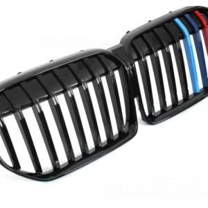 Grill BMW 7 Serie (G11/G12) LCI 19-22 - Blank Svart Tri-Colour
