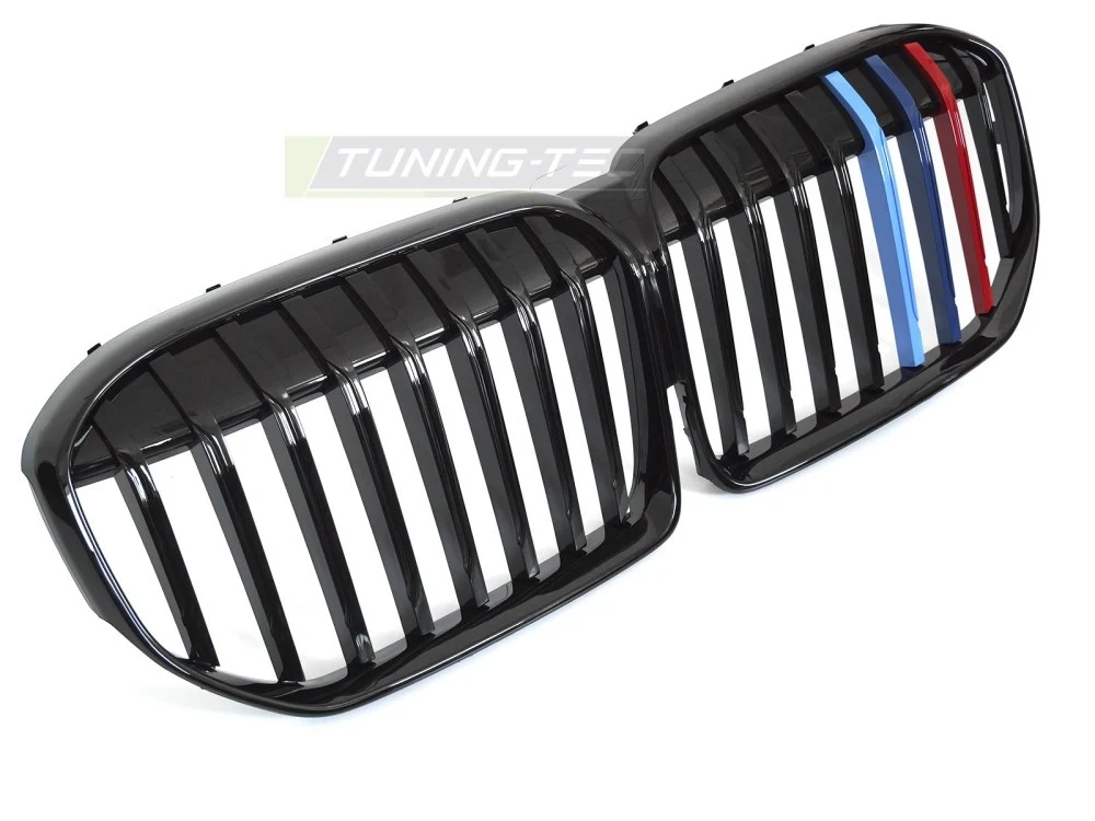 Grill BMW 7 Serie (G11/G12) LCI 19-22 - Blank Svart Tri-Colour