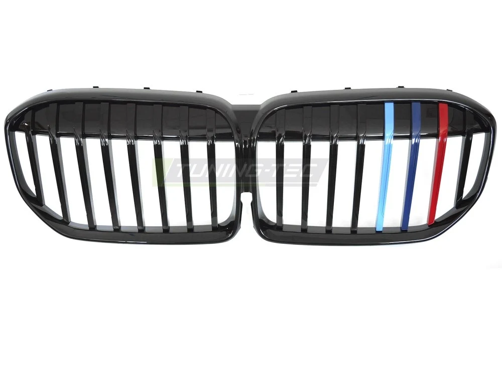 Grill BMW 7 Serie (G11/G12) LCI 19-22 - Blank Svart Tri-Colour