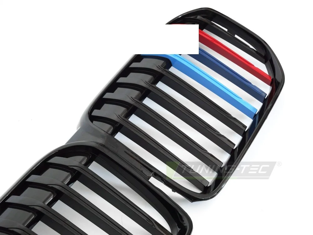 Grill BMW 7 Serie (G11/G12) LCI 19-22 - Blank Svart Tri-Colour