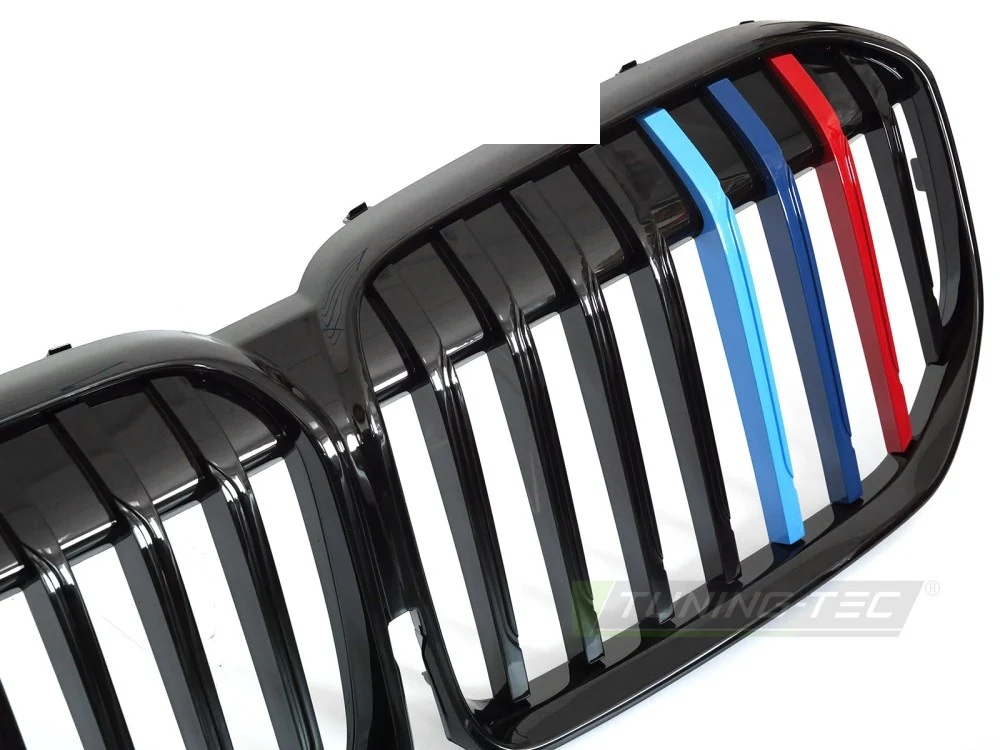 Grill BMW 7 Serie (G11/G12) LCI 19-22 - Blank Svart Tri-Colour