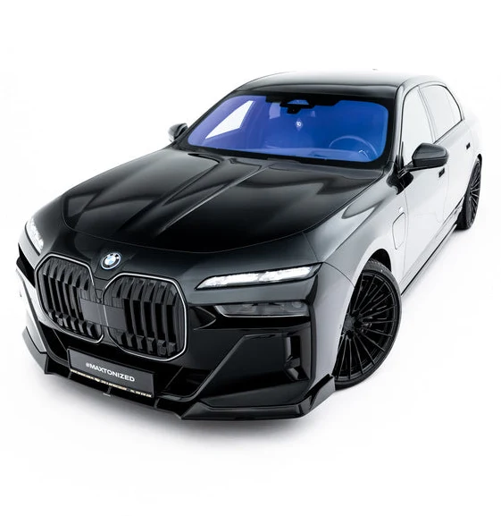 Frontspoiler BMW 7 G70 M‑Pack V4 – ABS Gloss Black