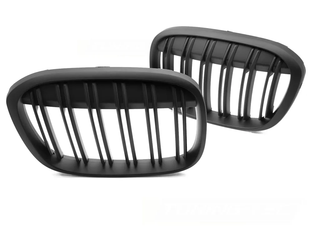 Grill BMW X1 F48 (2015–2020) Sport Matt Svart Dobbel Bar - GRBMU4