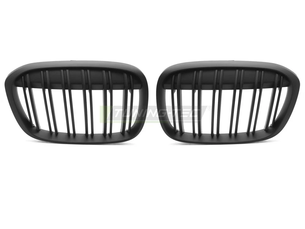Grill BMW X1 F48 (2015–2020) Sport Matt Svart Dobbel Bar - GRBMU4