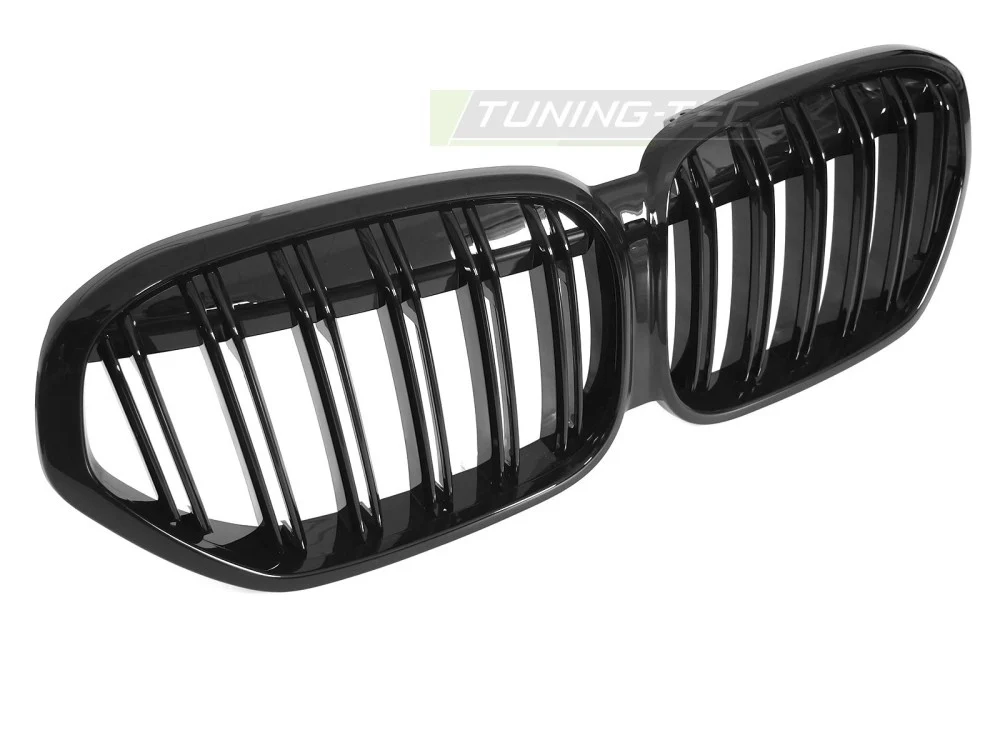 Grill BMW X1 F48 LCI (2020–2022) Sport Glossy Svart Dobbel - GRBMU6