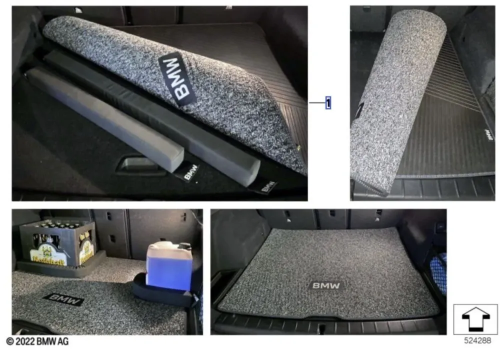 Bagasjeromsmatte Bmw X1 III (U11) / iX1 (U11 BEV) (2022-) – TPE | BMW OEM