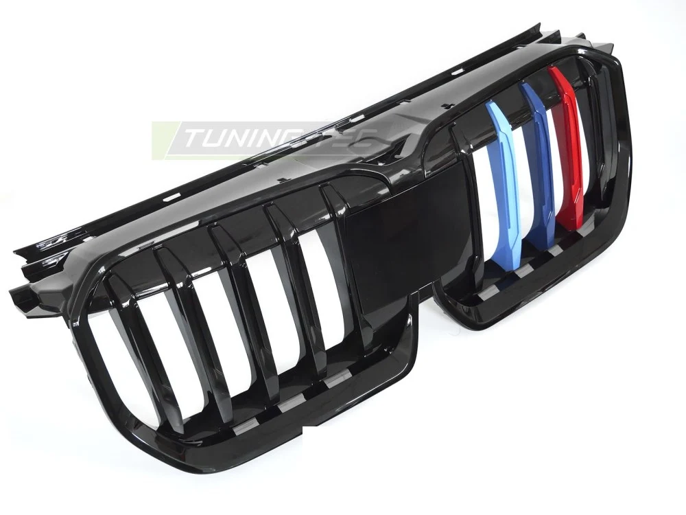 Grill BMW X1 U11 (2022–) Glossy Svart Tri-Colour - GRBMV1