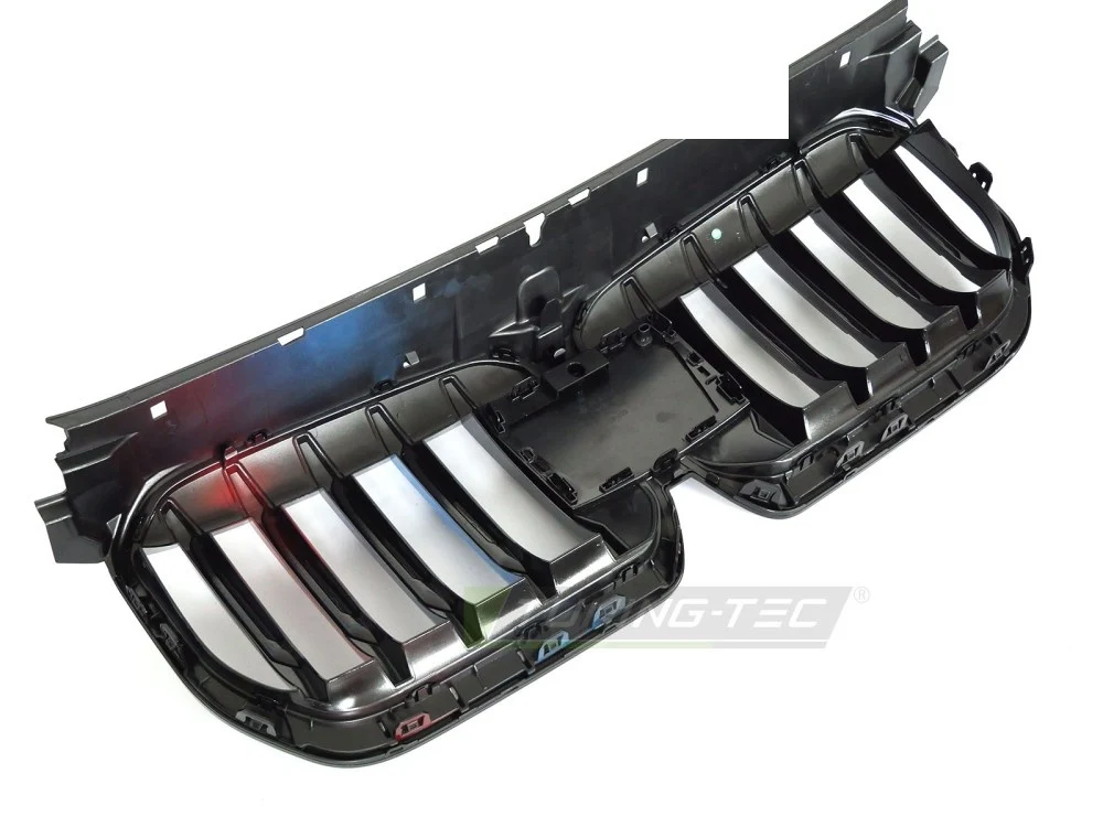 Grill BMW X1 U11 (2022–) Glossy Svart Tri-Colour - GRBMV1