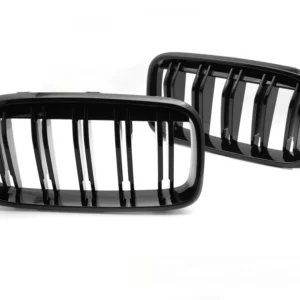 Grill BMW X2 F39 (2018–2023) Sport Glossy Svart Dobbel Spile - GRBMV2